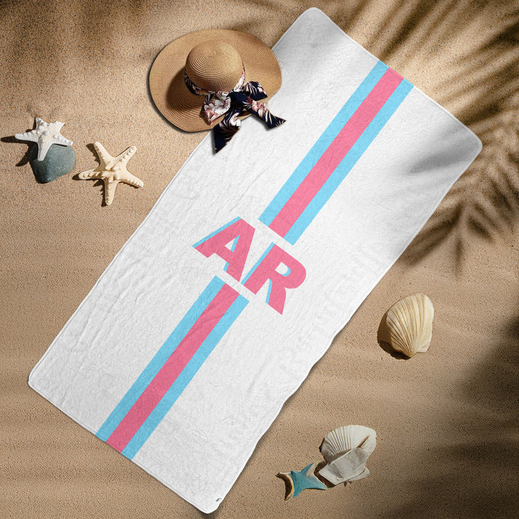 Shadow-Monogram-Letter-Name-Personalized-Beach-Towel-10