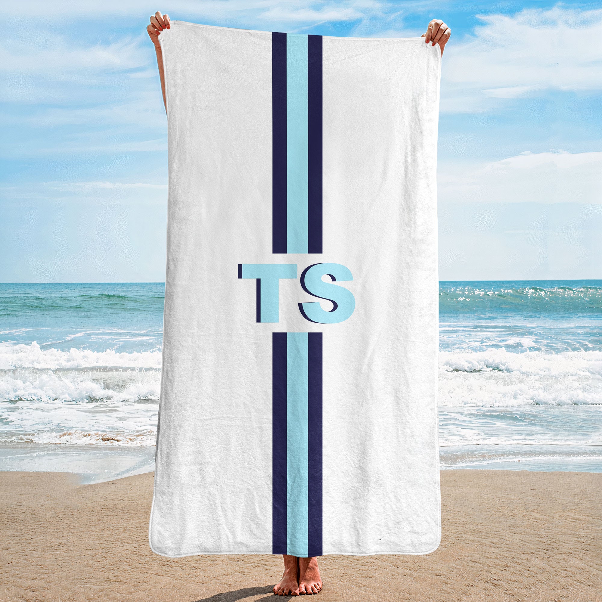 Shadow-Monogram-Letter-Name-Personalized-Beach-Towel-12