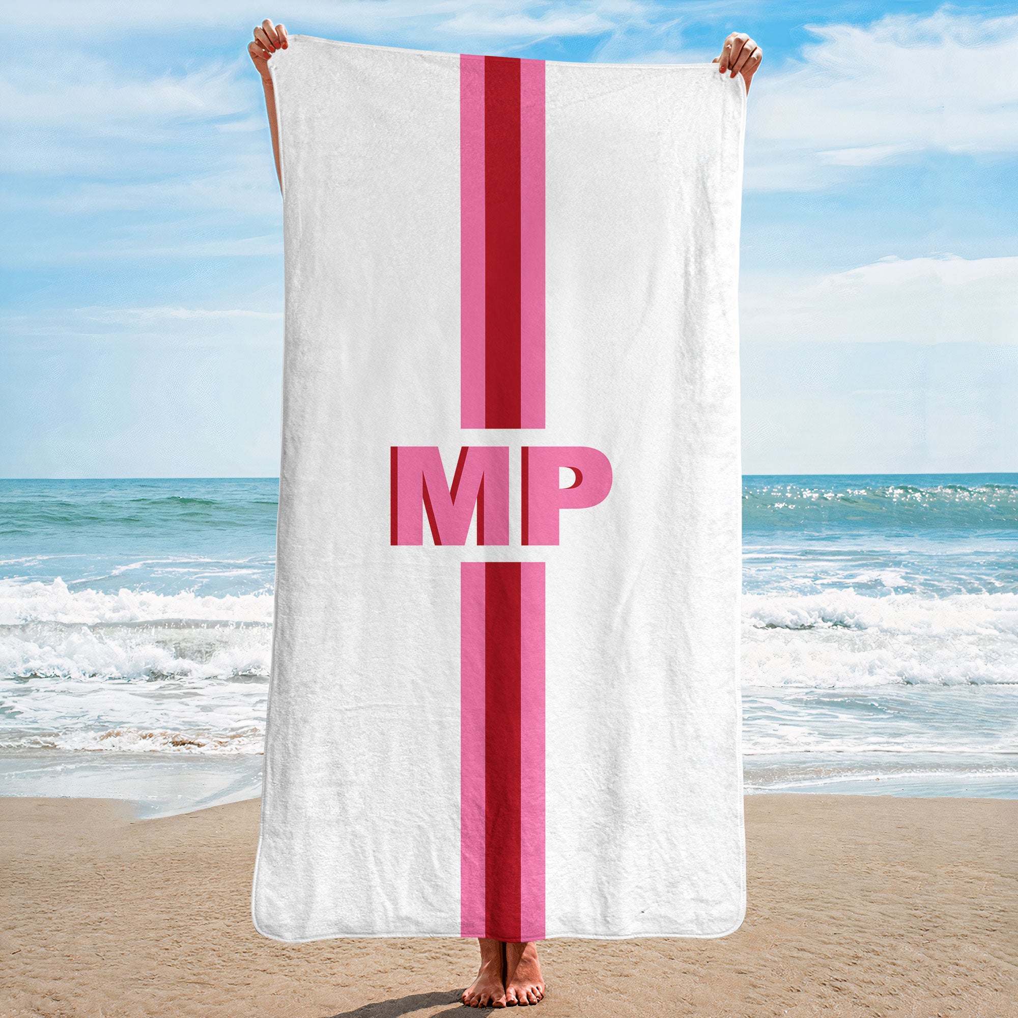 Shadow-Monogram-Letter-Name-Personalized-Beach-Towel-14