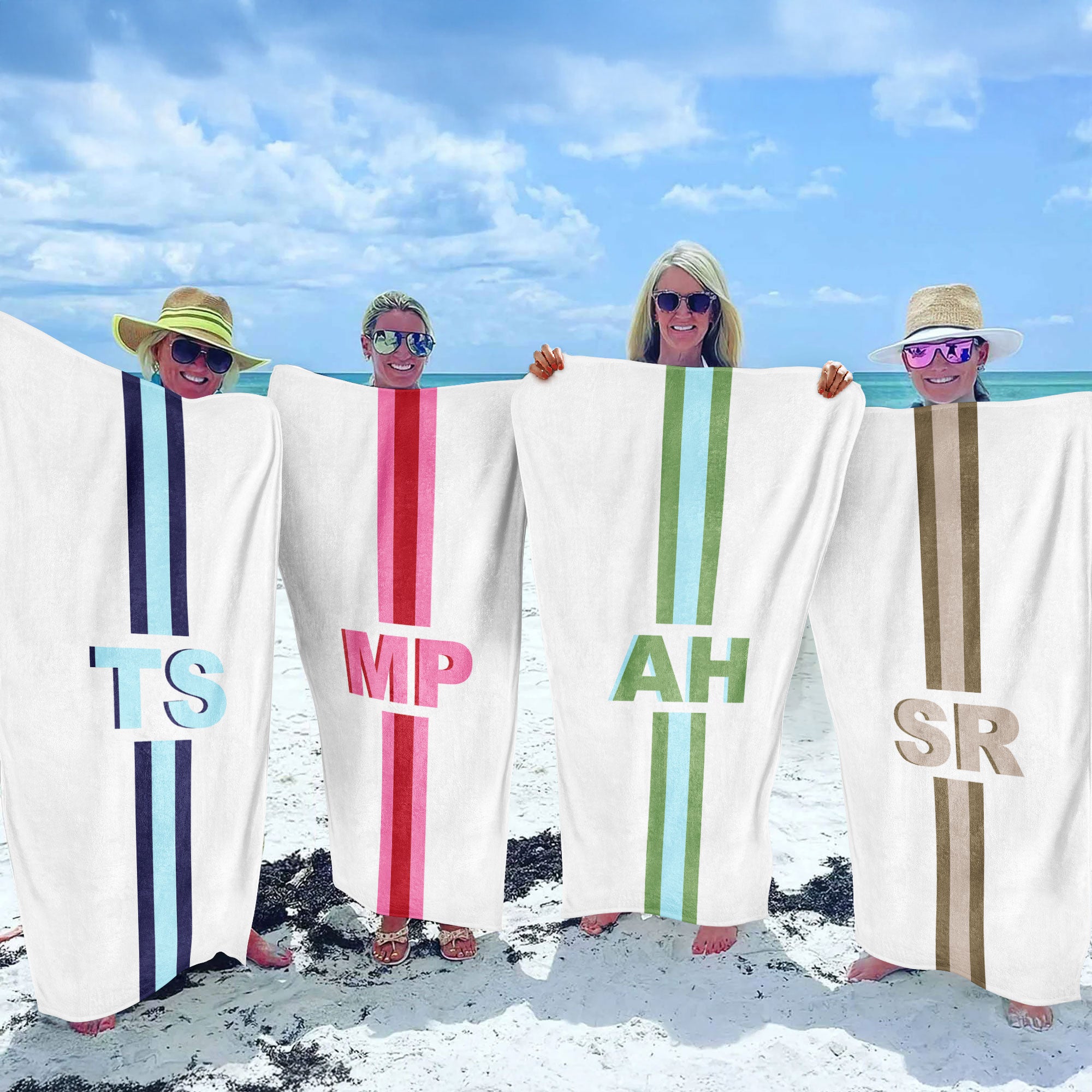 Shadow-Monogram-Letter-Name-Personalized-Beach-Towel-8