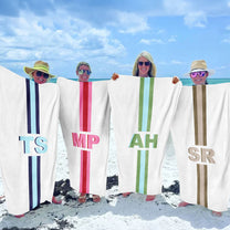 Shadow-Monogram-Letter-Name-Personalized-Beach-Towel-8