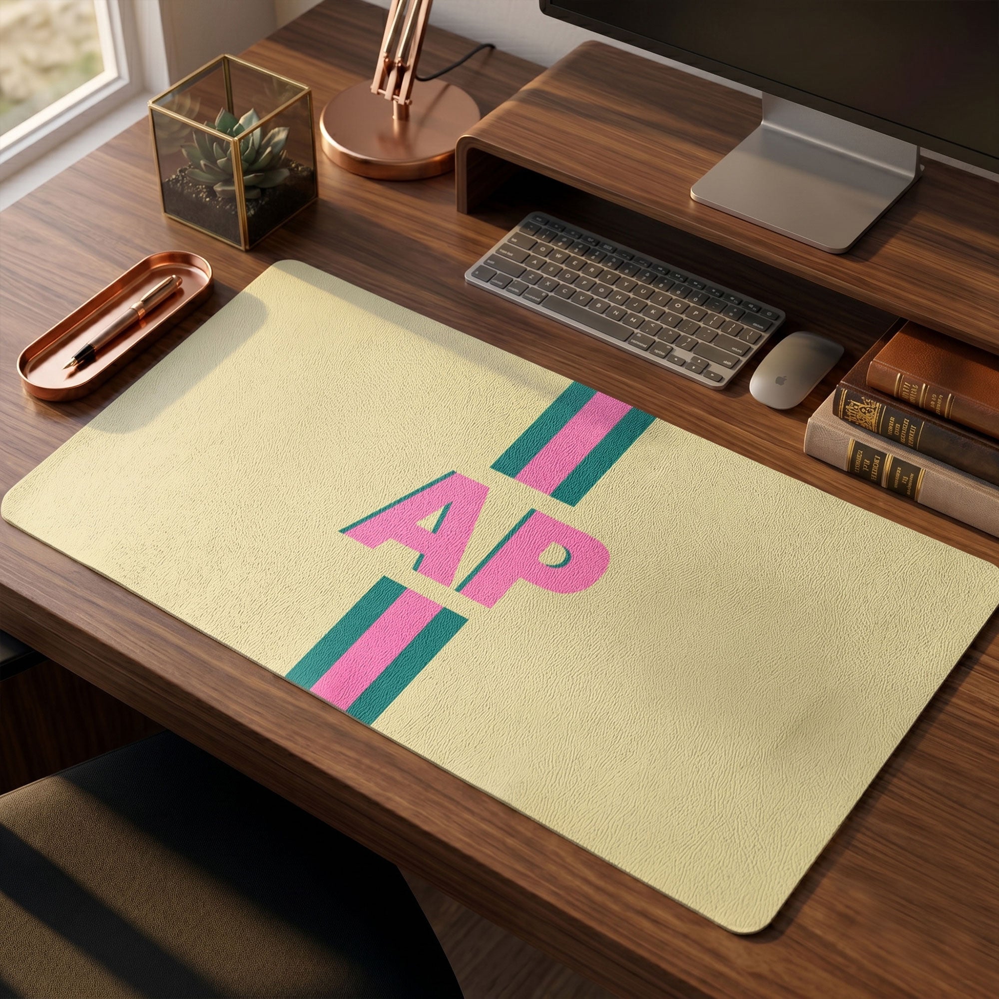 Shadow-Monogram-Letter-Name-Personalized-Desk-Mat-10