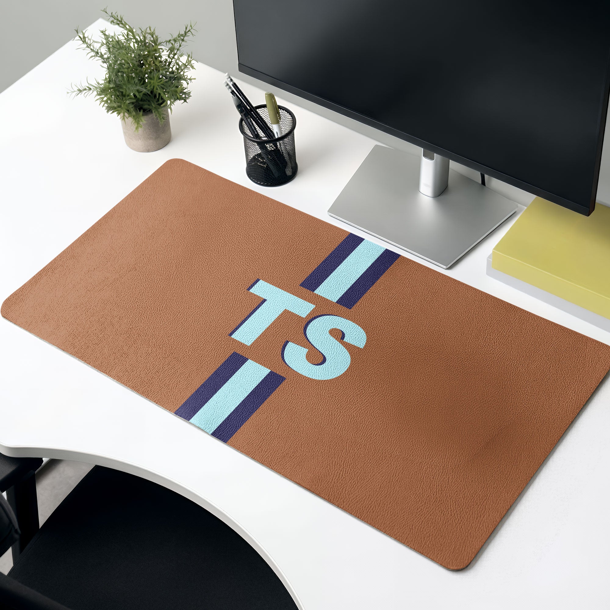 Shadow-Monogram-Letter-Name-Personalized-Desk-Mat-2
