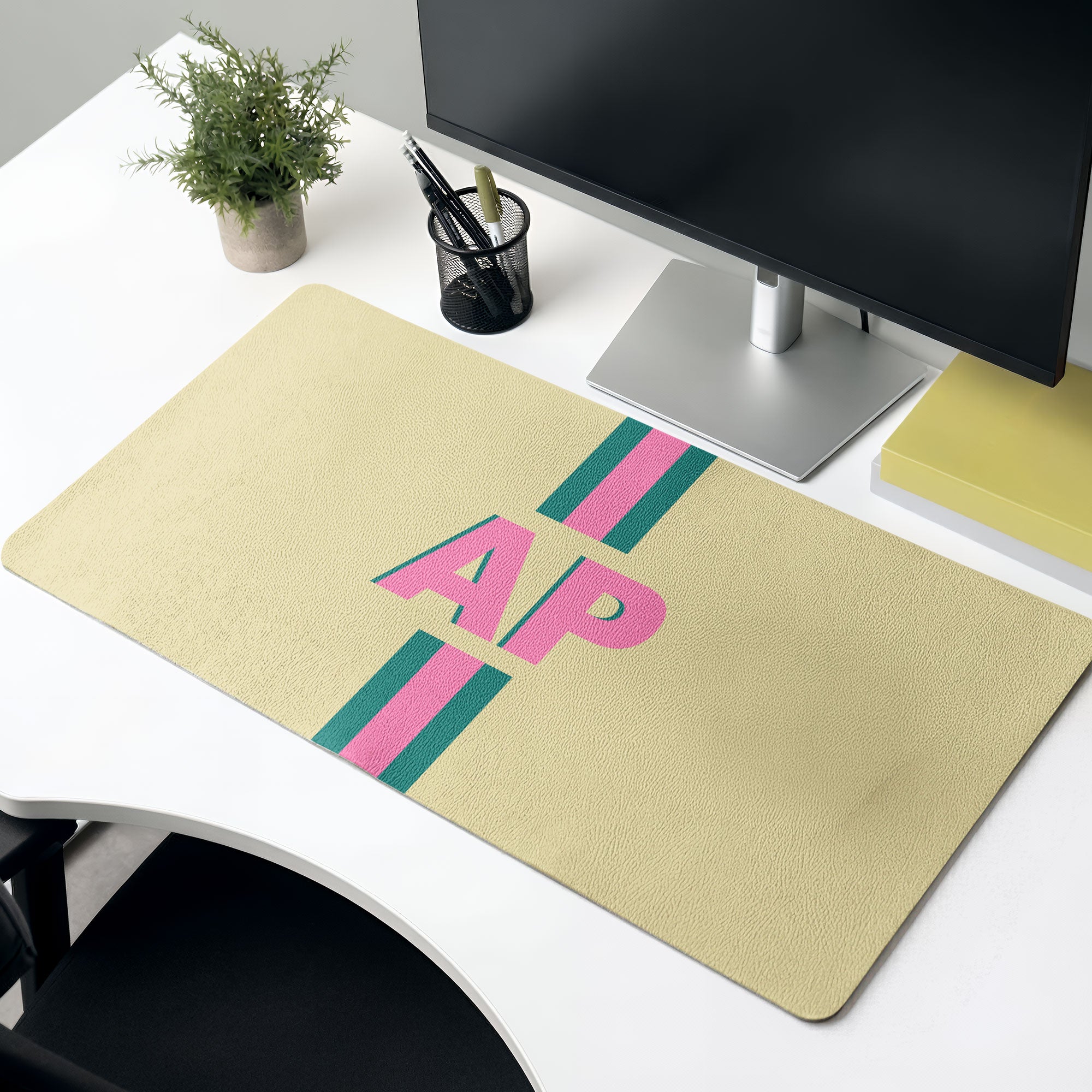 Shadow-Monogram-Letter-Name-Personalized-Desk-Mat-8