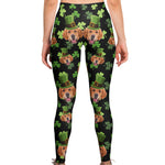 Shamrock Pet Face - Personalized Photo Leggings