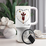 She Believed She Could So She Did - Personalized 40oz Tumbler With Straw