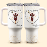 She Believed She Could So She Did - Personalized 40oz Tumbler With Straw