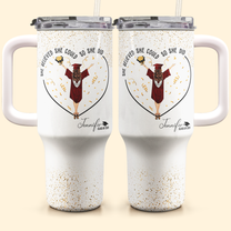 She Believed She Could So She Did - Personalized 40oz Tumbler With Straw