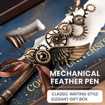 She Believed She Could So She Did - Feather Pen Set With Custom Card