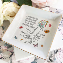 She Holds Their Hearts Forever - Personalized Jewelry Dish