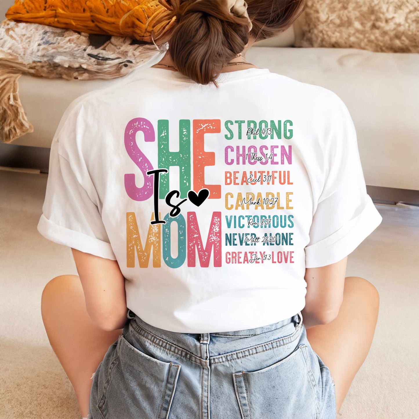 She Is Mom - Personalized Shirt