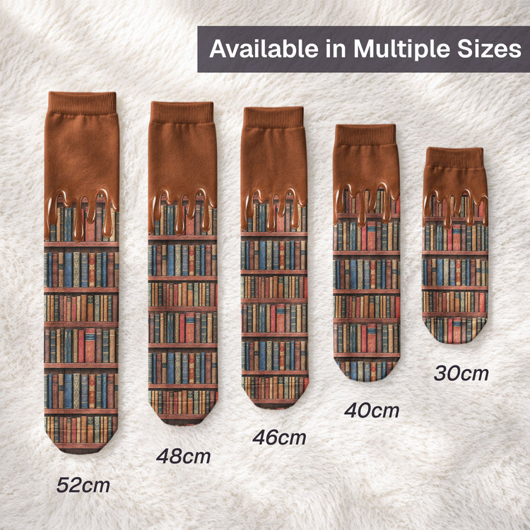 Shh-I'M-Reading-Coffee-Drip-Gift-For-Book-Lovers-Personalized-Socks-2