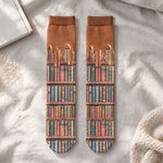 Shh-I'M-Reading-Coffee-Drip-Gift-For-Book-Lovers-Personalized-Socks-3