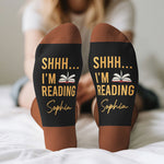 Shh-I'M-Reading-Coffee-Drip-Gift-For-Book-Lovers-Personalized-Socks-5