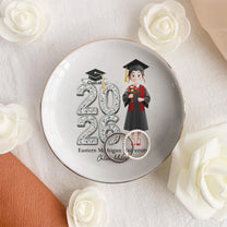 Shiny Effect Class Of 2025 2026 Senior - Personalized Jewelry Dish