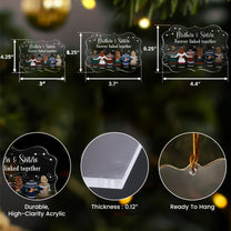 Siblings Are Like Stars You Know They’re Always There - Personalized Acrylic Ornament