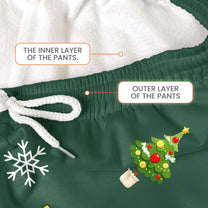 Silent Night Nurse Christmas Gift - ICU ER CRNA Anesthesia - Personalized Sweatpants