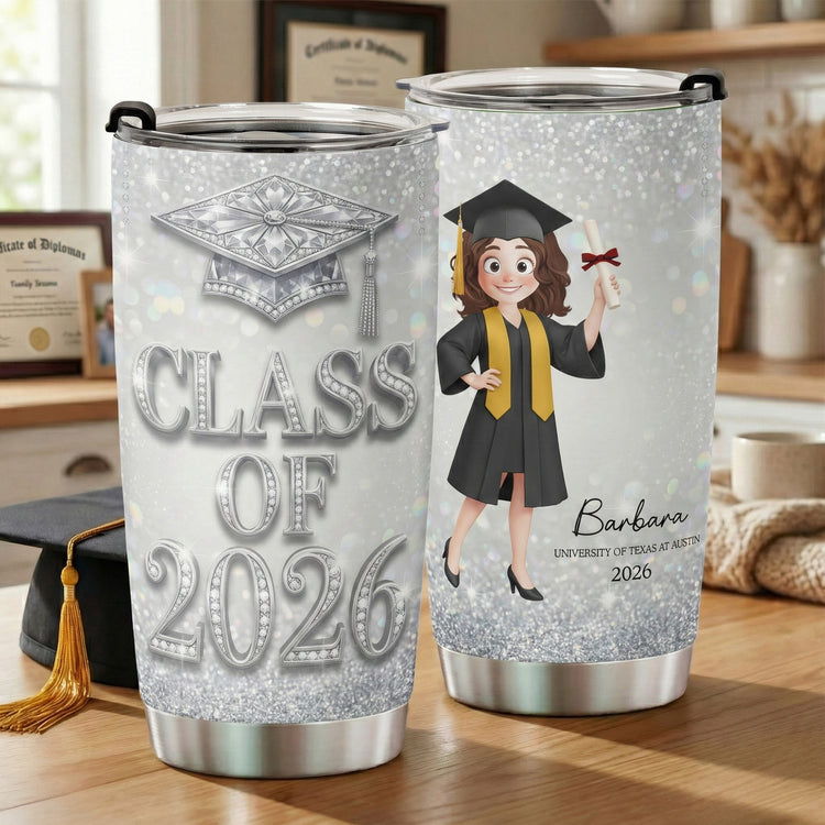 Silver-Glam-Graduation-Personalized-Tumbler-Cup-2