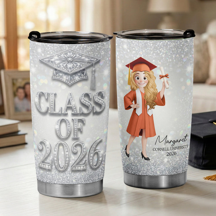 Silver-Glam-Graduation-Personalized-Tumbler-Cup-3