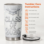 Silver-Glam-Graduation-Personalized-Tumbler-Cup-8