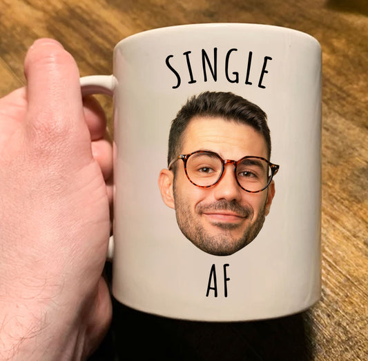 Single Af - Personalized Photo Mug