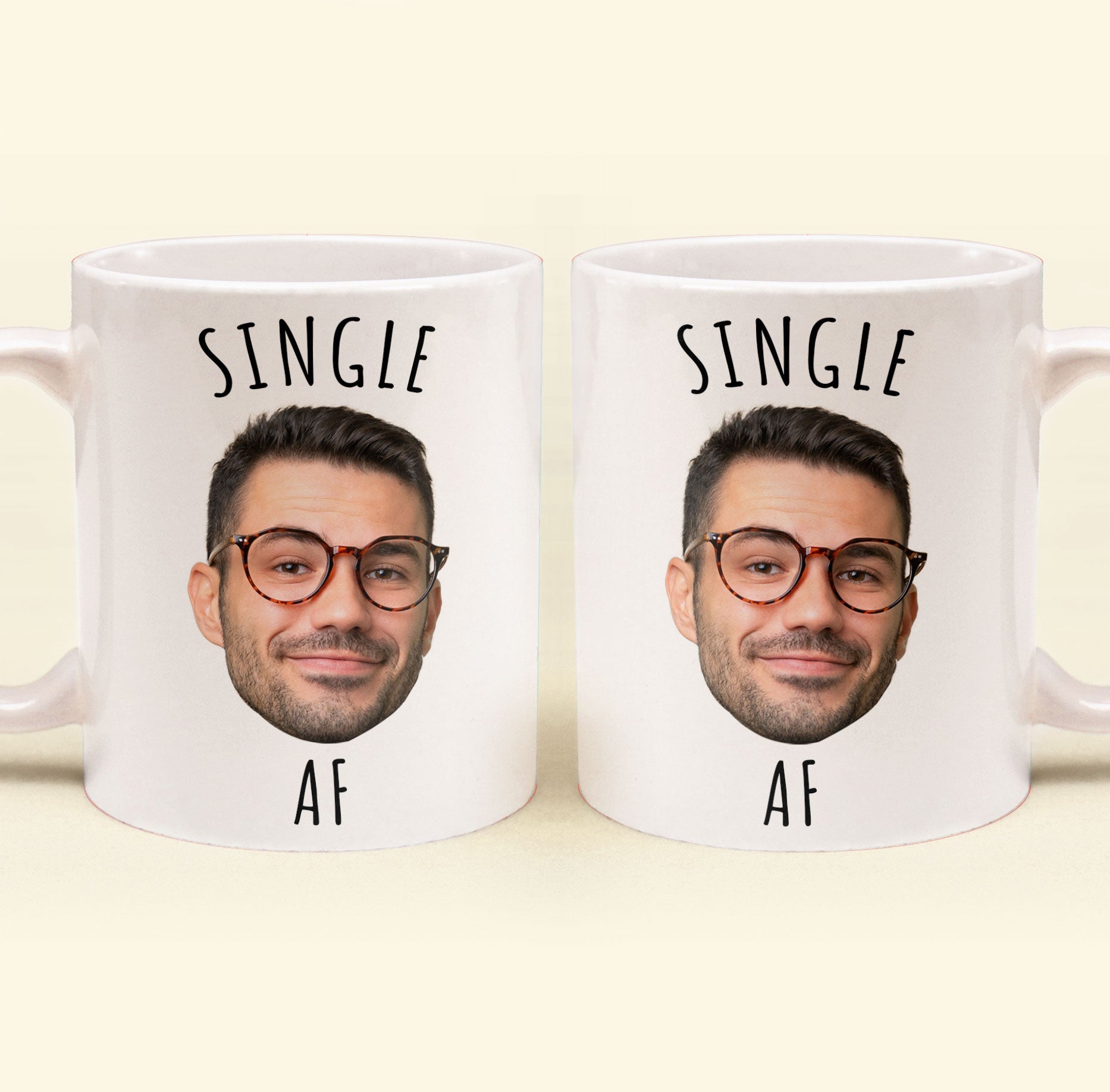 Single Af - Personalized Photo Mug