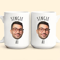 Single Af - Personalized Photo Mug