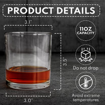 Single Pour Double Pour Funny Gifts For Men - Personalized Whiskey Glass