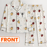 Sips About To Go Down - Personalized Satin Pajama Set