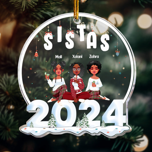 Sistas 2024 - Personalized Acrylic Ornament