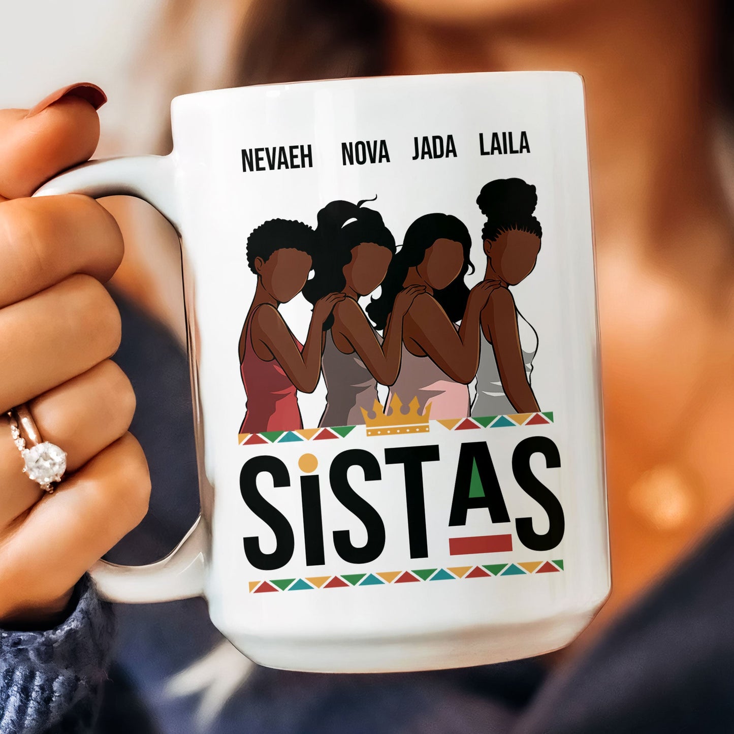 Sistas - Personalized Mug