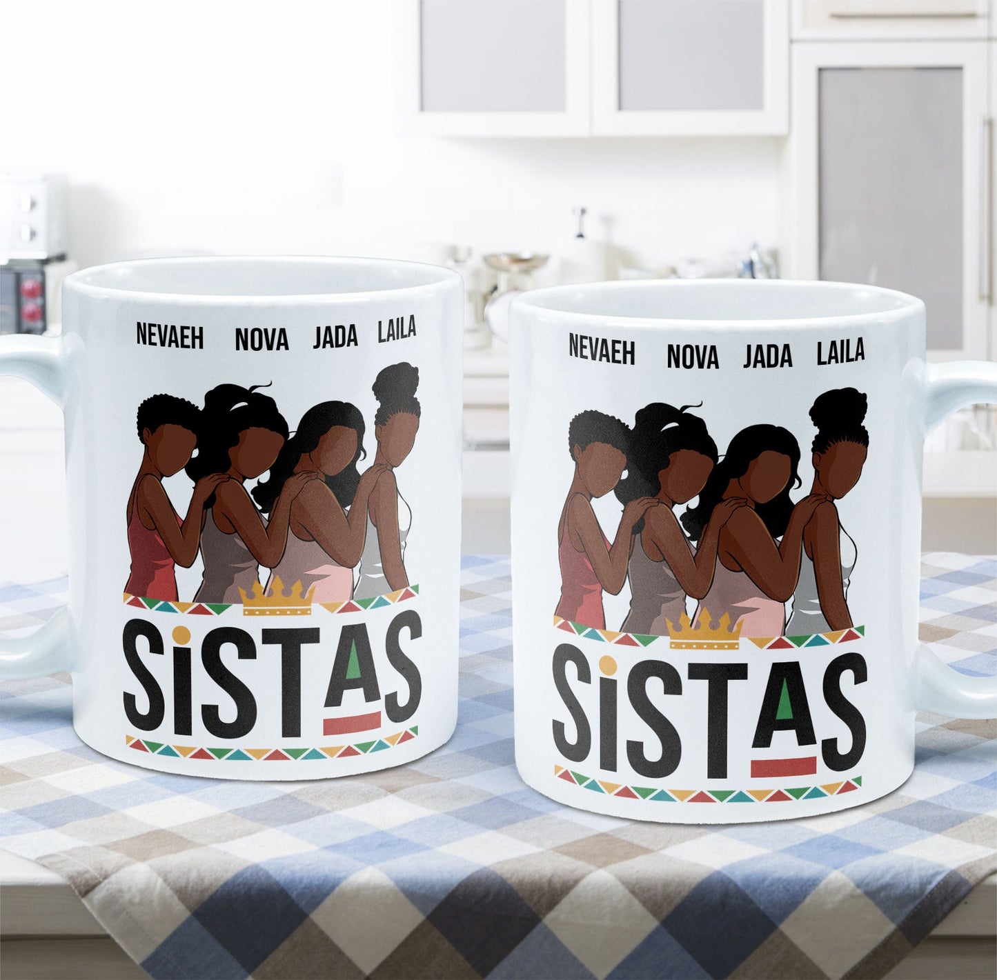 Sistas - Personalized Mug