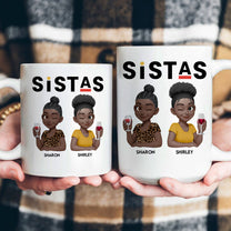Sistas - Soul Sisters - 3D New Version - Personalized Mug