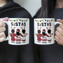 Sistas Soul Sisters - Personalized Mug - Christmas Gift For Sister