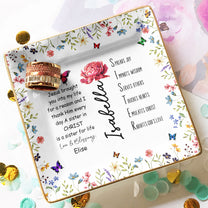 Sister In Christ Acronym Christian Friendship Gift - Personalized Jewelry Dish