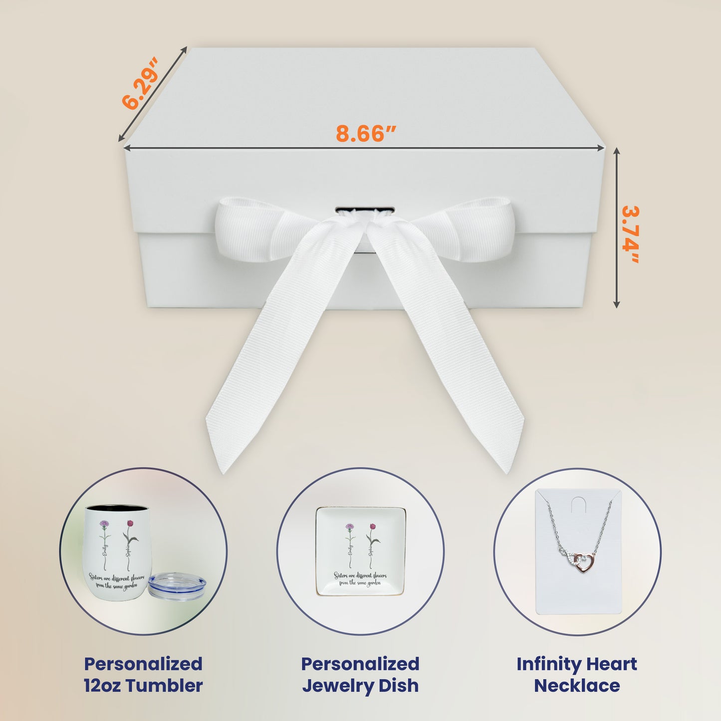 Sisters Are Different Flowers From The Same Garden - Gift Box Set