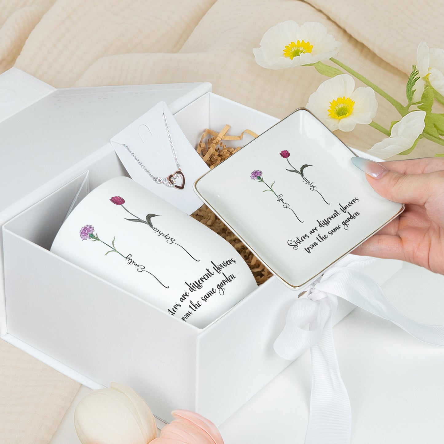 Sisters Are Different Flowers From The Same Garden - Gift Box Set