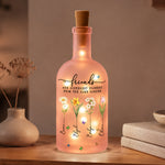 Sisters Are Different Flowers From The Same Garden Gifts For Her, Sisters New Version - Personalized Bottle Lamp