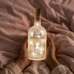 Sisters Are Different Flowers From The Same Garden Gifts For Her, Sisters New Version - Personalized Bottle Lamp
