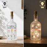 Sisters Are Different Flowers From The Same Garden Gifts For Her, Sisters New Version - Personalized Bottle Lamp
