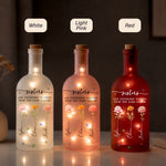 Sisters Are Different Flowers From The Same Garden Gifts For Her, Sisters New Version - Personalized Bottle Lamp