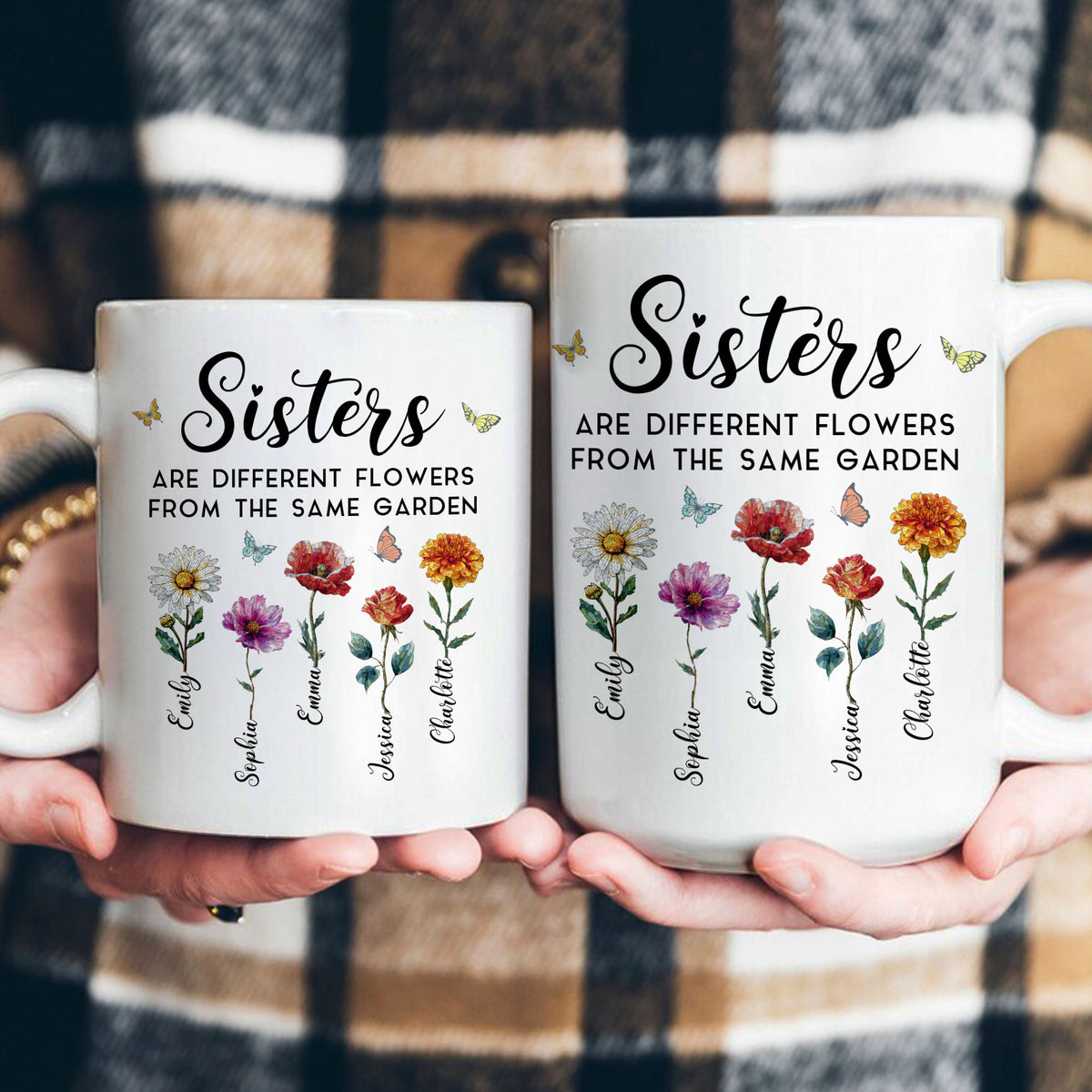 Sisters Are Different Flowers From The Same Garden Mosaic Style - Pers ...