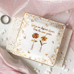 Sisters Are Different Flowers From The Same Garden New - Personalized Jewelry Dish