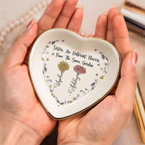 Sisters Are Different Flowers - Personalized Ring Dish