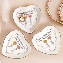 Sisters Are Different Flowers - Personalized Ring Dish