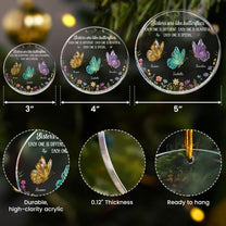 Sisters Are Like Butterflies - New Butterfly - Personalized Acrylic Ornament