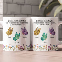 Sisters Are Like Butterflies - New Butterfly - Personalized Mug