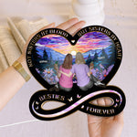 Sisters By Heart - Personalized LED Night Lamp