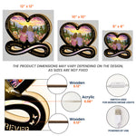 Sisters By Heart - Personalized LED Night Lamp