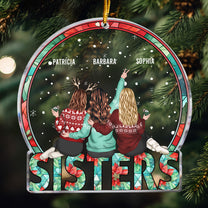 Sisters Christmas Gift - Personalized Acrylic Ornament